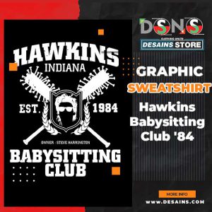 Hawkins Babysitting Club '84 Graphic Sweatshirt - Stranger Things
