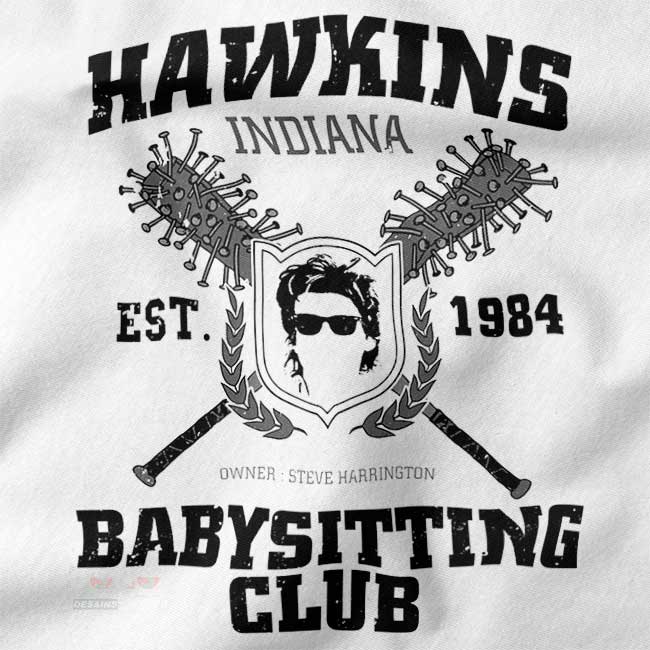 Hawkins Babysitting Club shirt inspired by Stranger Things series