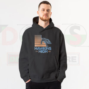 Hawkins High Hoodie – Stranger Things Retro School Graphic