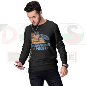 Hawkins High Stranger Things Sweatshirt – Retro Netflix TV Series
