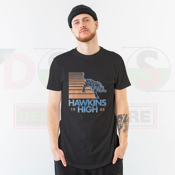 Hawkins High Stranger Things T-Shirt – Retro Netflix TV Series