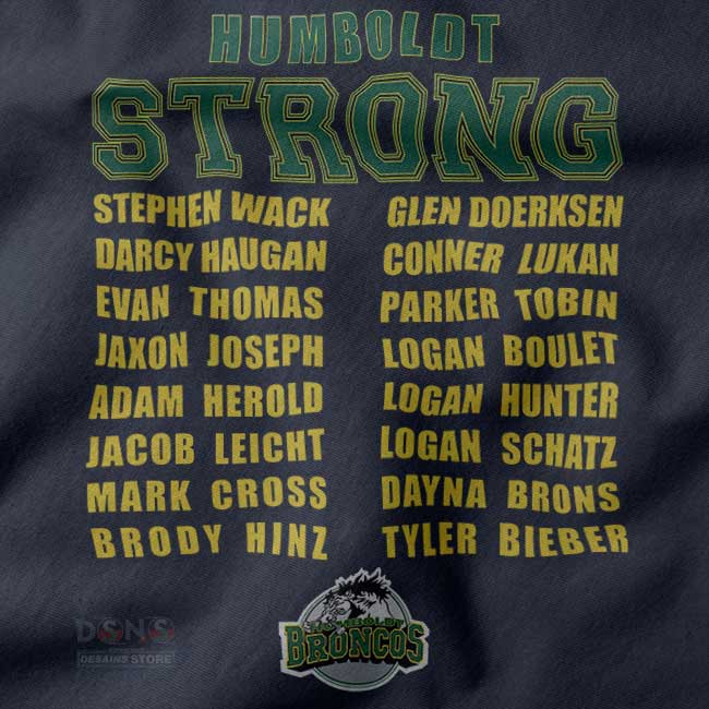 Hockey tribute Humboldt Broncos streetwear sweatshirt