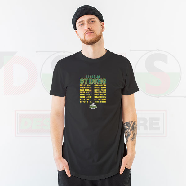 Humboldt Broncos Strong T-Shirt – Hockey Tribute Graphic Tee