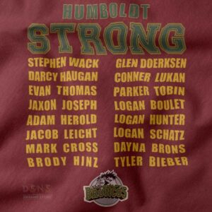 Humboldt Broncos memorial graphic tee streetwear style