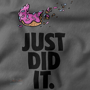Humor streetwear hoodie Just Did It Bye Bye Diet graphic