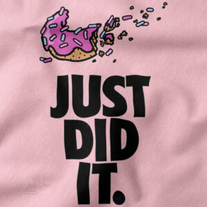 Humor streetwear sweatshirt Just Did It Bye Bye Diet graphic