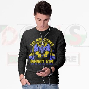 Infinity Gym Thanos Sweatshirt – Funny Marvel Workout