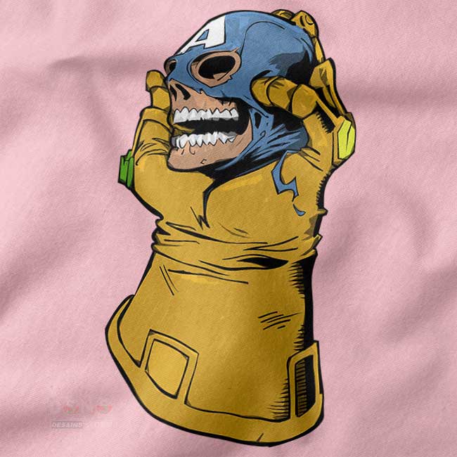 Infinity War Thanos Captain America Graphic Tee