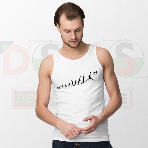 Jumpman Evolution Tank Top – Air Jordan Basketball Graphic