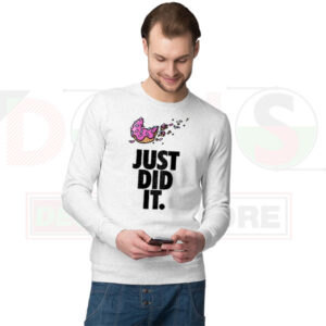 Just Did It Bye Bye Diet Sweatshirt – Funny Food Lover Graphic