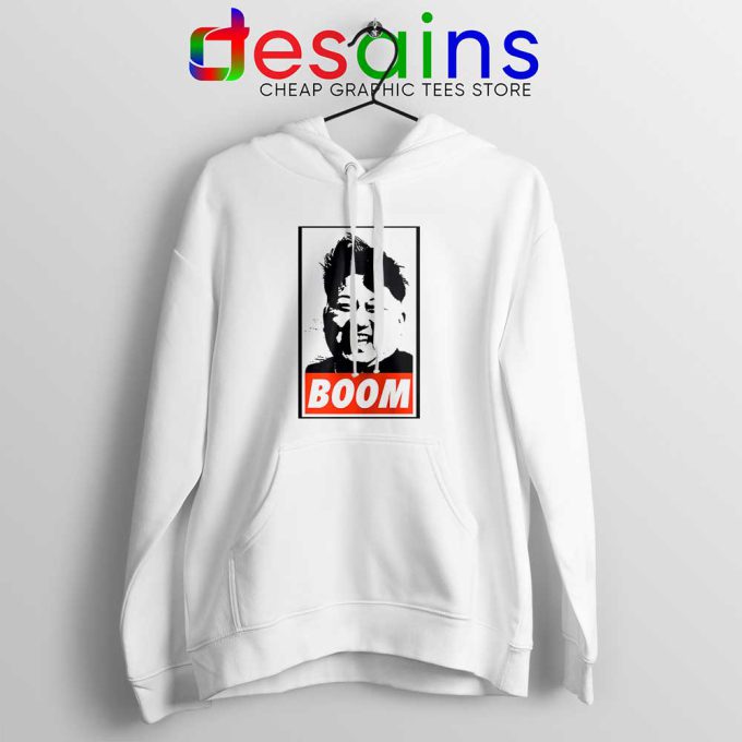 Kim Jong Un BOOM Hoodie Funny Apparel USA