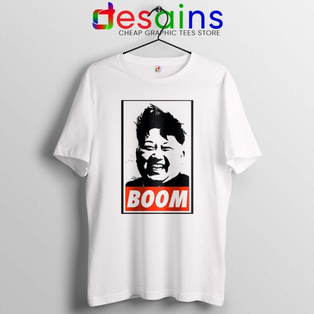 Kim Jong Un BOOM Tshirt Funny North Korean Meme