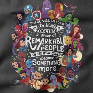 Marvel Avengers Remarkable People Crewneck Sweatshirt Streetwear