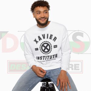 Mens Sweatshirt Xavier Institute Marvel Universe X-Men