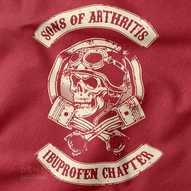 Motorcycle parody sweatshirt Sons of Arthritis Chapter 2