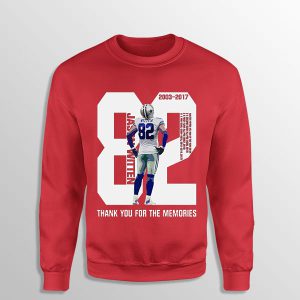 NFL Sweatshirt Red Jason Witten Thank You for the Memories