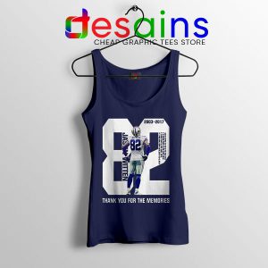 NFL Tank Top Navy Jason Witten Thank You for the Memories