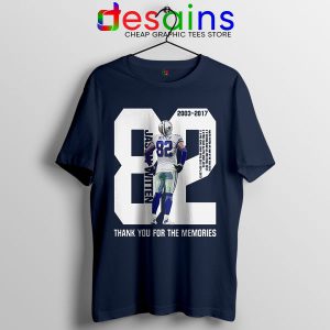 NFL Tee Shirt Navy Jason Witten Thank You for the Memories