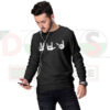 Peace Love Death Metal Sweatshirt – Funny Heavy Metal Graphic