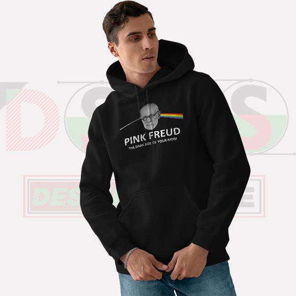 Pink Freud Dark Side Of Your Mom Hoodie – Funny Music Parody