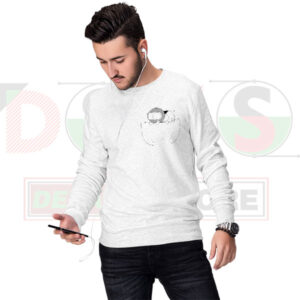 Pocket Catana and John Sweatshirt – Cute Anime Cat Graphic Sweatshirt