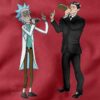 Rick and Archer Drinking Wine Funny Cartoon Sweatshirt