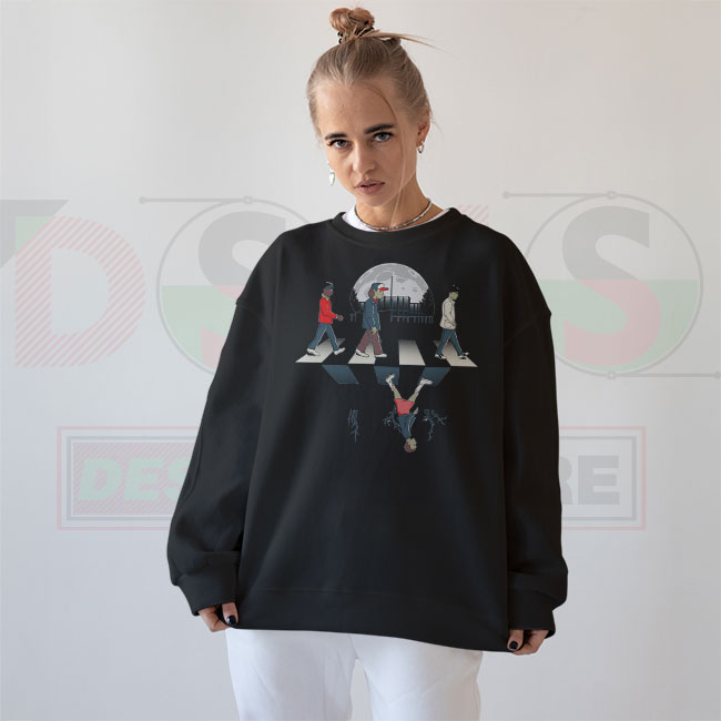 Stranger Things Upside Down Abbey Road Sweatshirt – Retro Crossover Streetwear