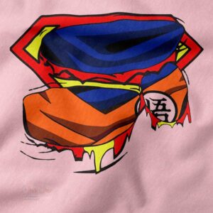 Super Saiyan Goku Superman graphic T-shirt