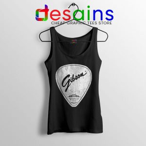 Tank Top Black Legendary Guitar Pick Mashup Gibson Vintage