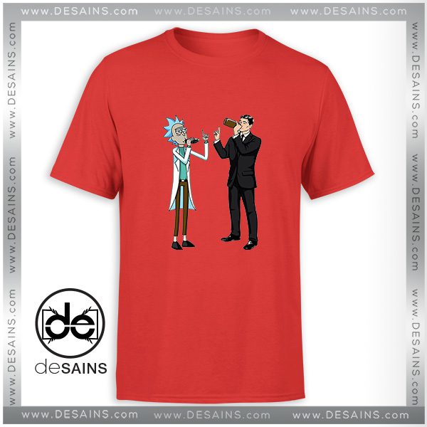 Rick And Archer With Drink Wine Tshirt Rick and Morty Tees