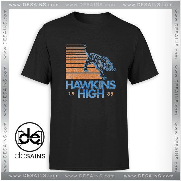 Tee Shirt Hawkins High Stranger Things Tee Shirt Size S-3XL