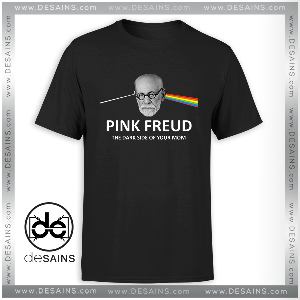Pink Freud The Dark Side Of Your Mom Pink Floyd Men Black Tshirt