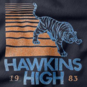 Vintage Hawkins High School hoodie inspired by Stranger Things