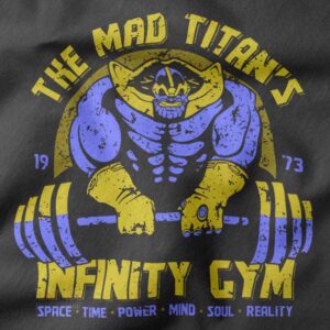avengers infinity gauntlet thanos graphic tank top gym shirt