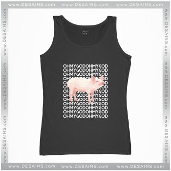 Cheap Graphic Tank Top Oh My God Pig Funny