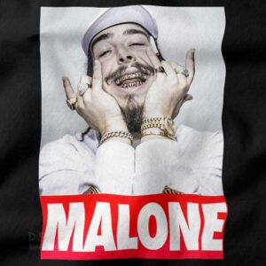 vintage style Post Malone music graphic tank top