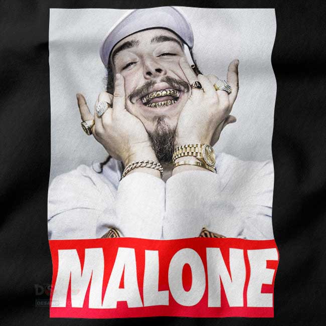 vintage style Post Malone music graphic tank top