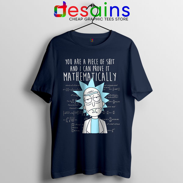 A Way Back Home Navy Tee Shirt Mathematically Rick And Morty