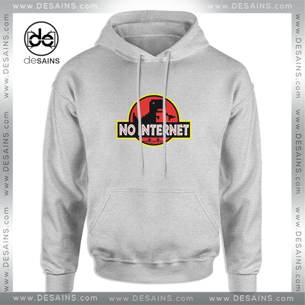 Dinosaur Meme Hoodie Jurassic World No Internet