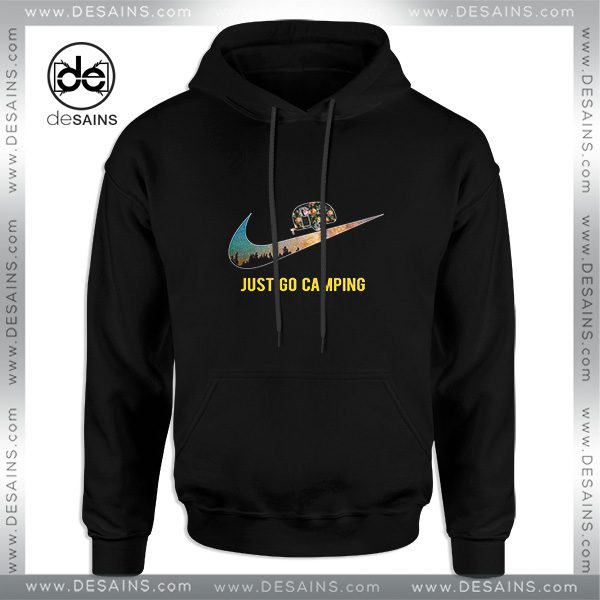 Just Go Camping Best Time Hoodie Nike Logo