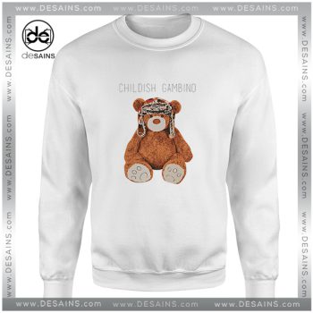 Cheap Graphic Sweatshirt Gambino Bear Childish Gambino