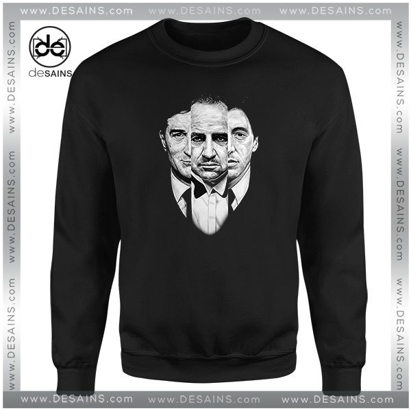 Cheap Graphic Sweatshirt The Godfather Movie Retro Poster