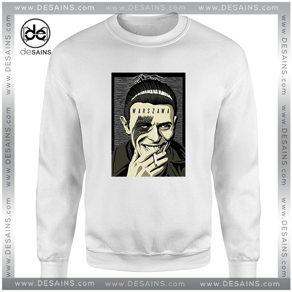 Warszawa Bowie Music Art Sweatshirt Smoke David