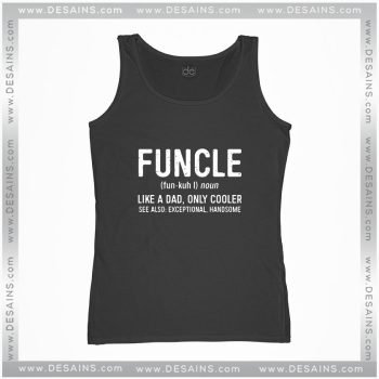 Cheap Graphic Tank Top Funcle Definition Funny Uncle Gift