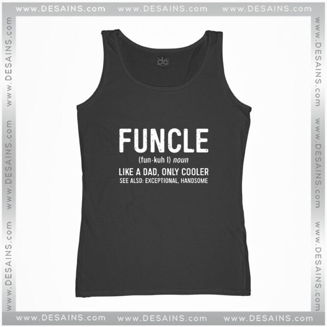 Tank Top Funcle Definition Funny Uncle Gift