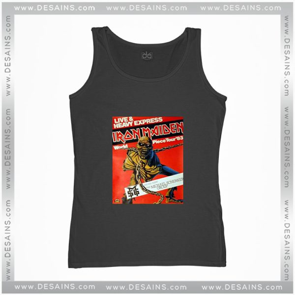 World Piece Tour 1983 Maiden Tank Top Music