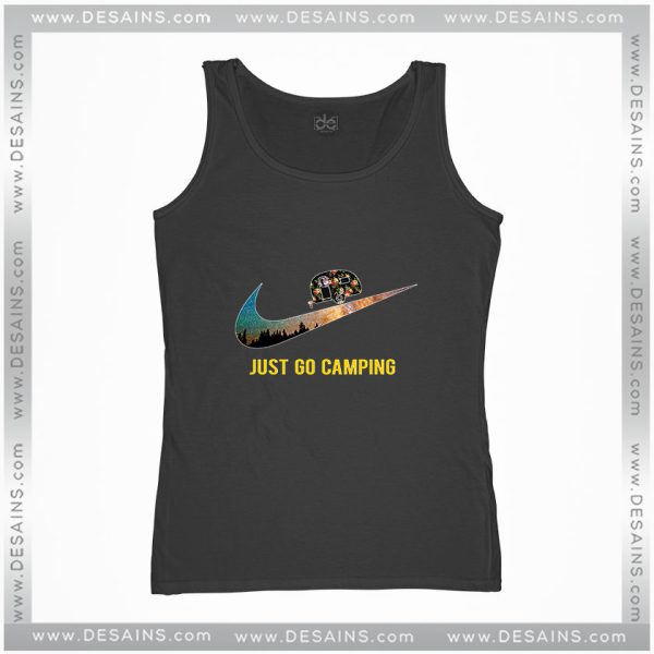 Best Time Just Go Camping Tank Top NIKE Funny