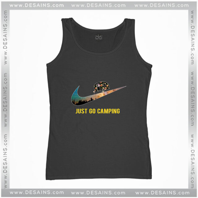 Best Time Just Go Camping Tank Top NIKE Funny