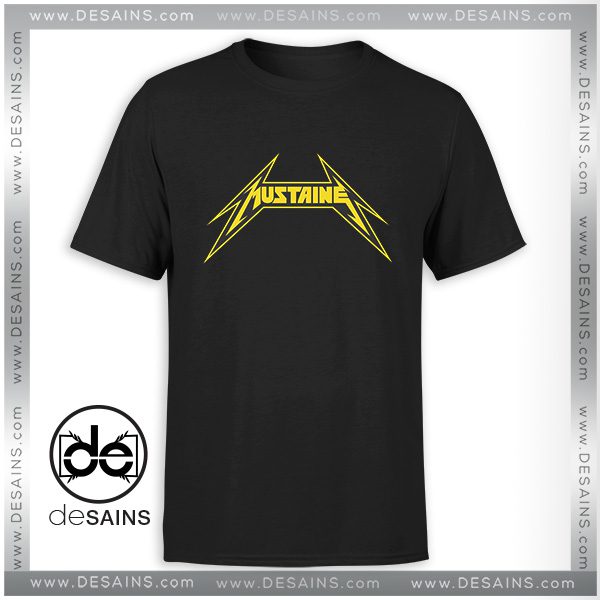 Cheap Graphic Tee Shirt The Mustaine Metallica T-Shirt Size S-3XL