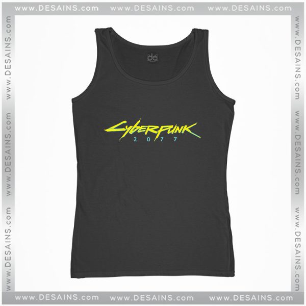 Cheap Tank Top Cyberpunk 2077 Game Logo Tank Tops Size S-3XL